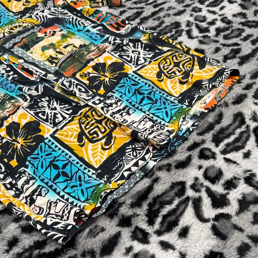 ASOS Multicolor Graphic Print Button Down Shirt - Picture 4 of 6